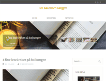 Tablet Screenshot of mybalconygarden.com